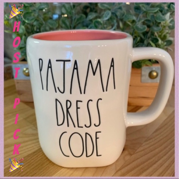 RAE DUNN “PAJAMA DRESS CODE” LL CERAMIC MUG